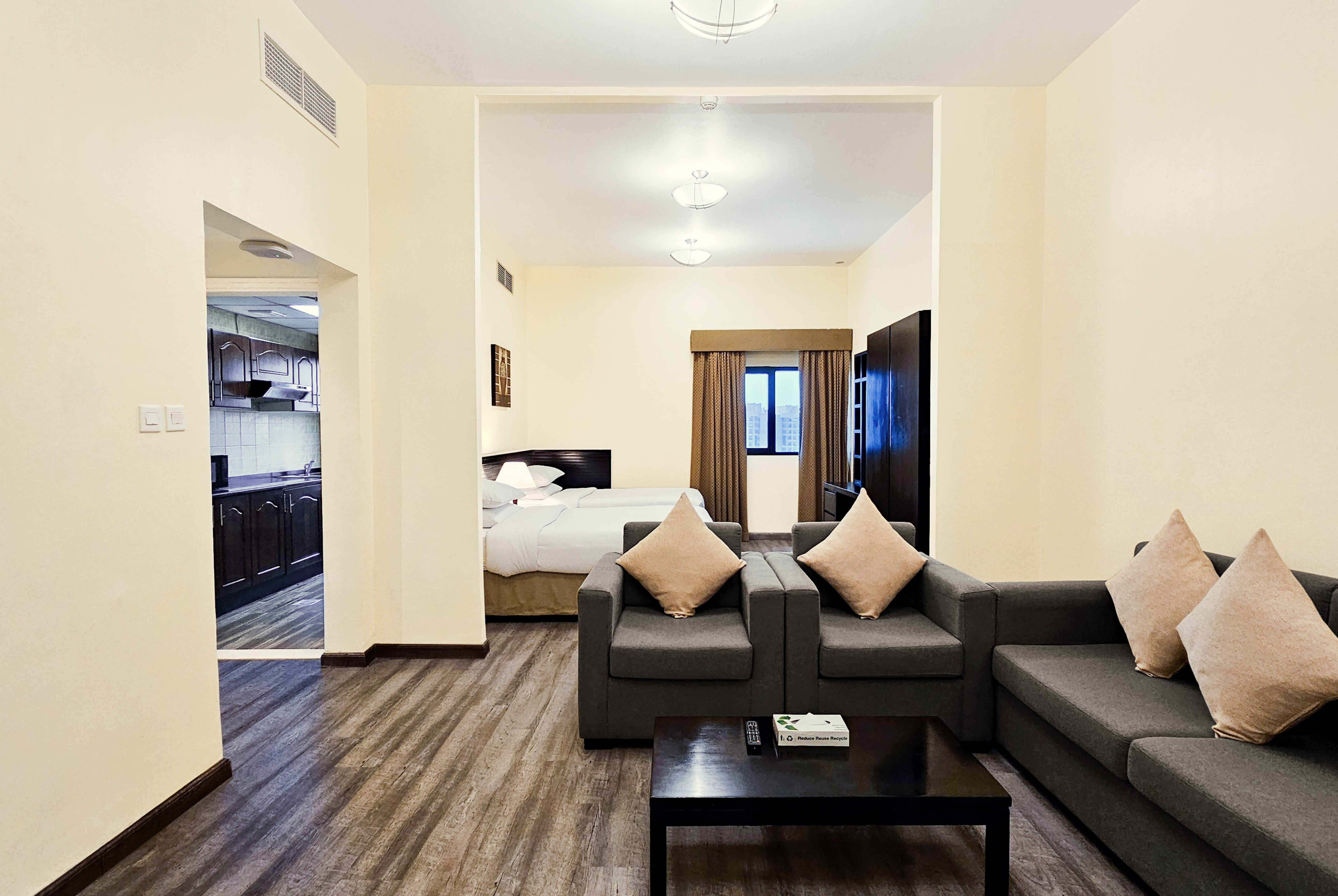 Guest room at the Ramada Hotel & Suites by Wyndham Ajman in Ajman, Other than US/Canada
